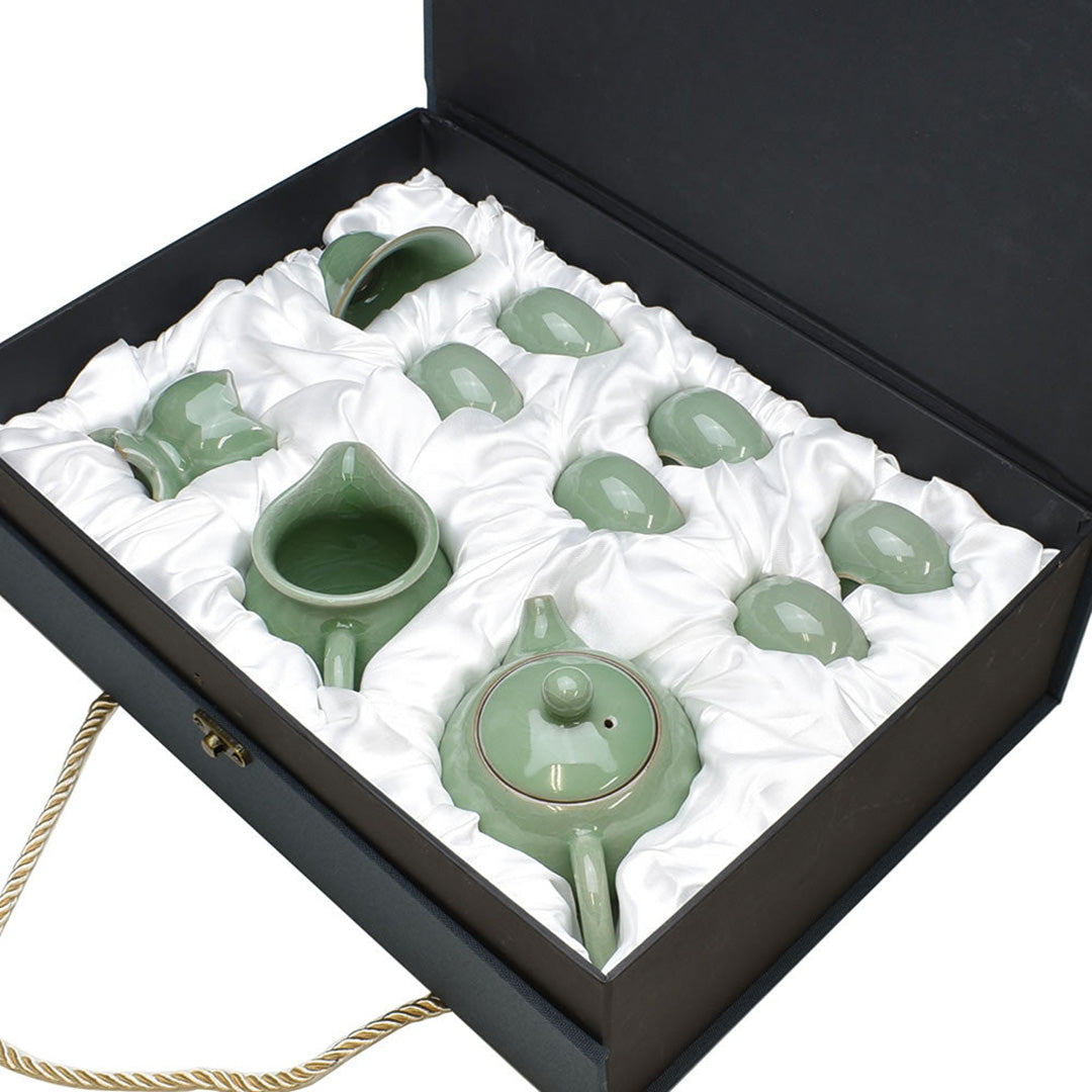 茶器セット(哥窯梅子青)