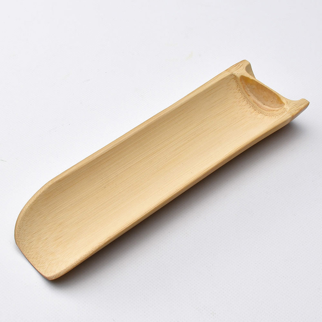 原竹茶荷｜茶葉を置く小皿｜中国茶道具専門店の通販・天香茶行