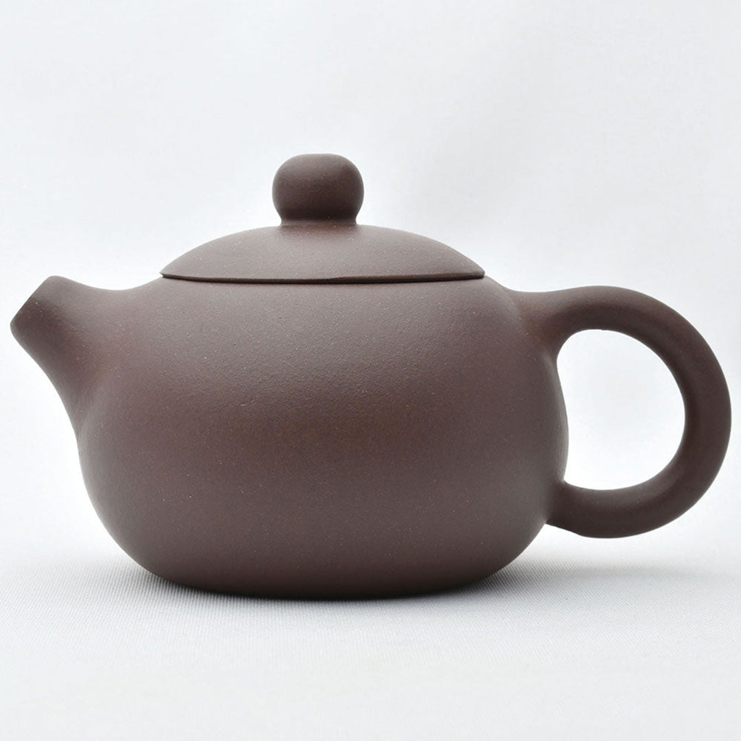 宜興紫砂壺 西施壺(閻明奉・濃茶)