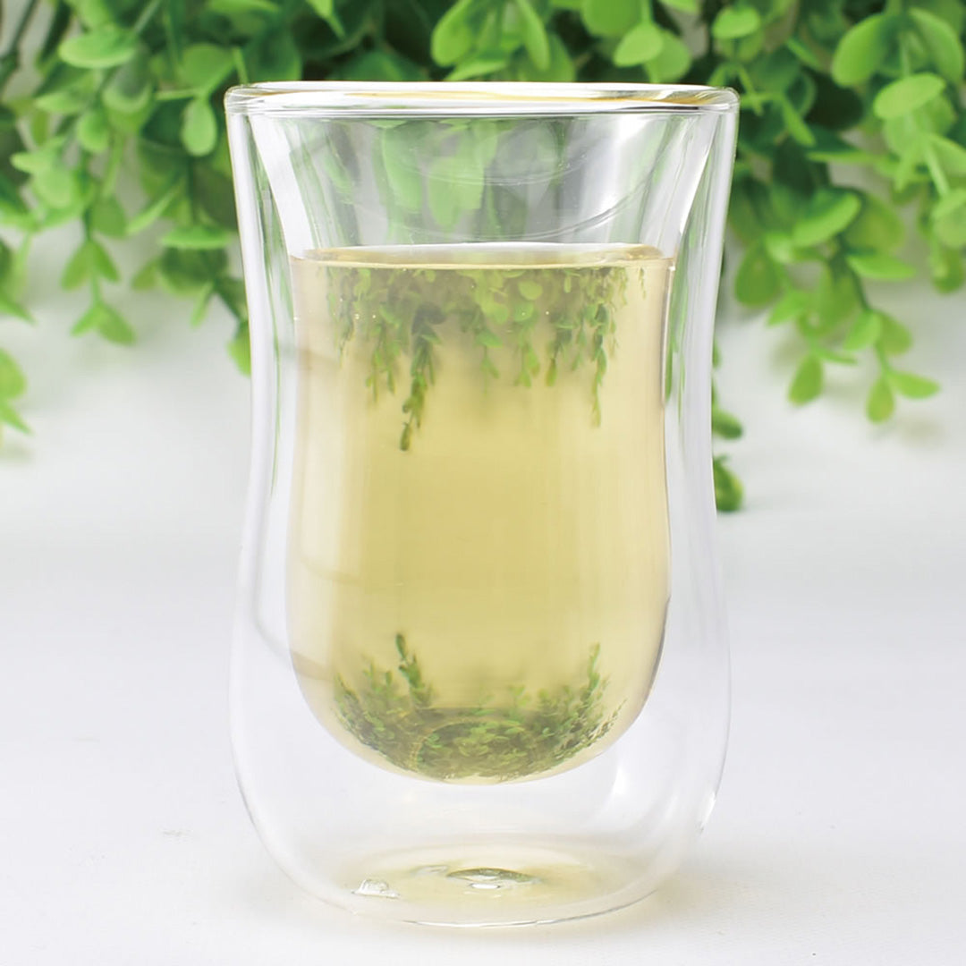 耐熱二重ガラスコップ｜双層小腰杯｜中国茶器の天香茶行