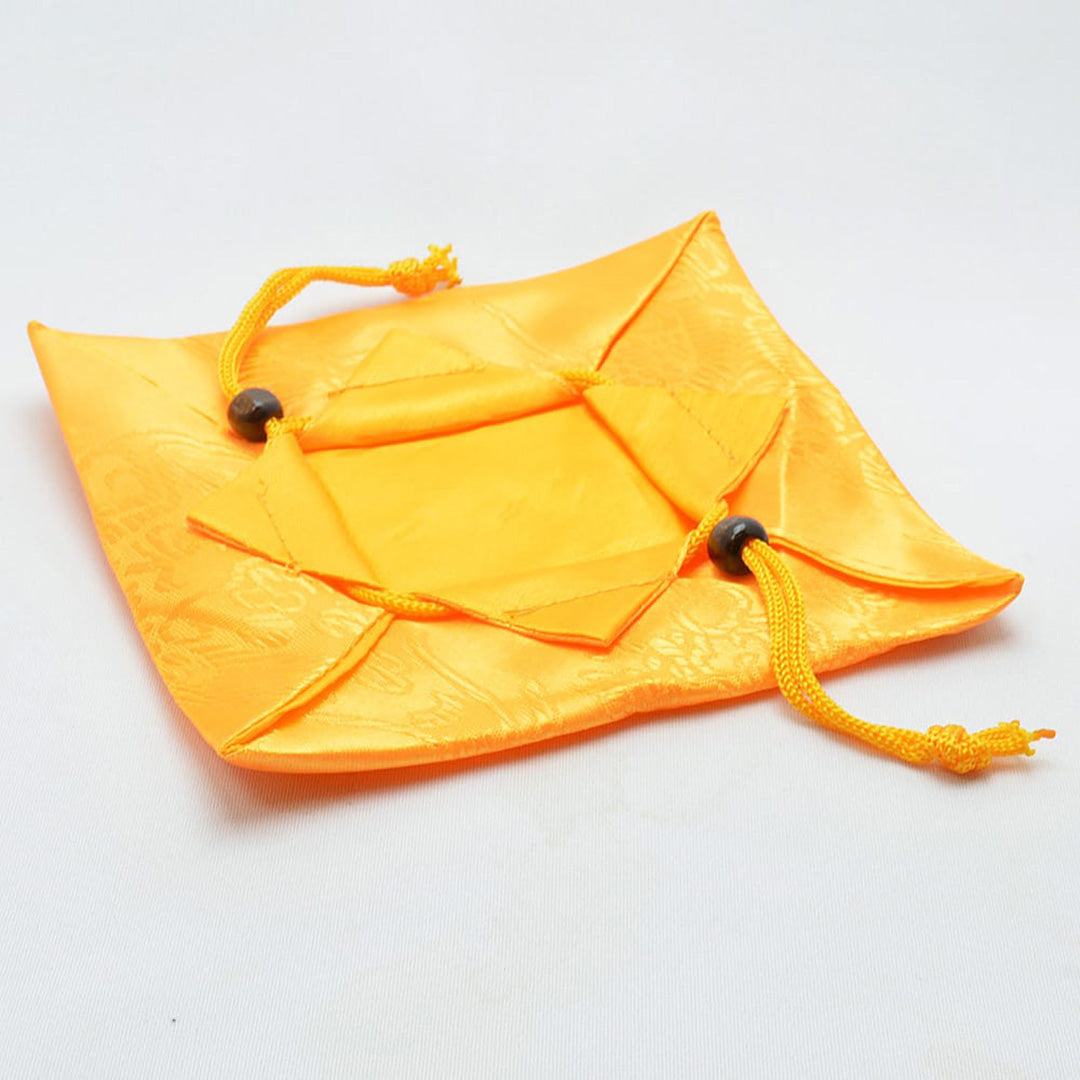 茶壷錦袋(オレンジ)