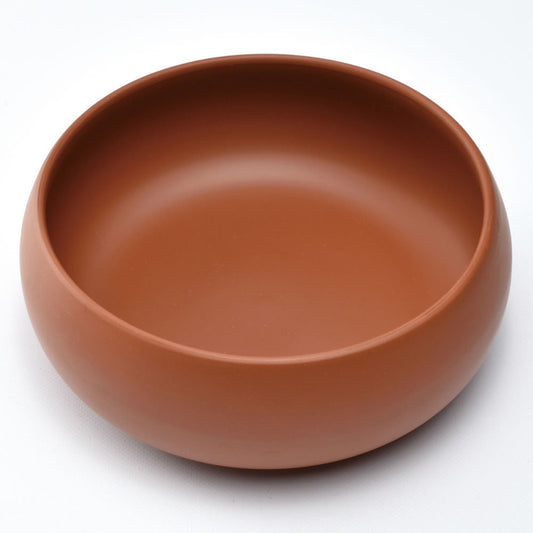 赤茶茶洗・紫砂風