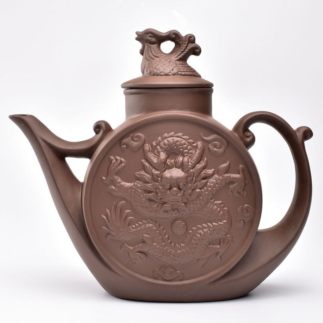 大盤龍壺・紫砂風