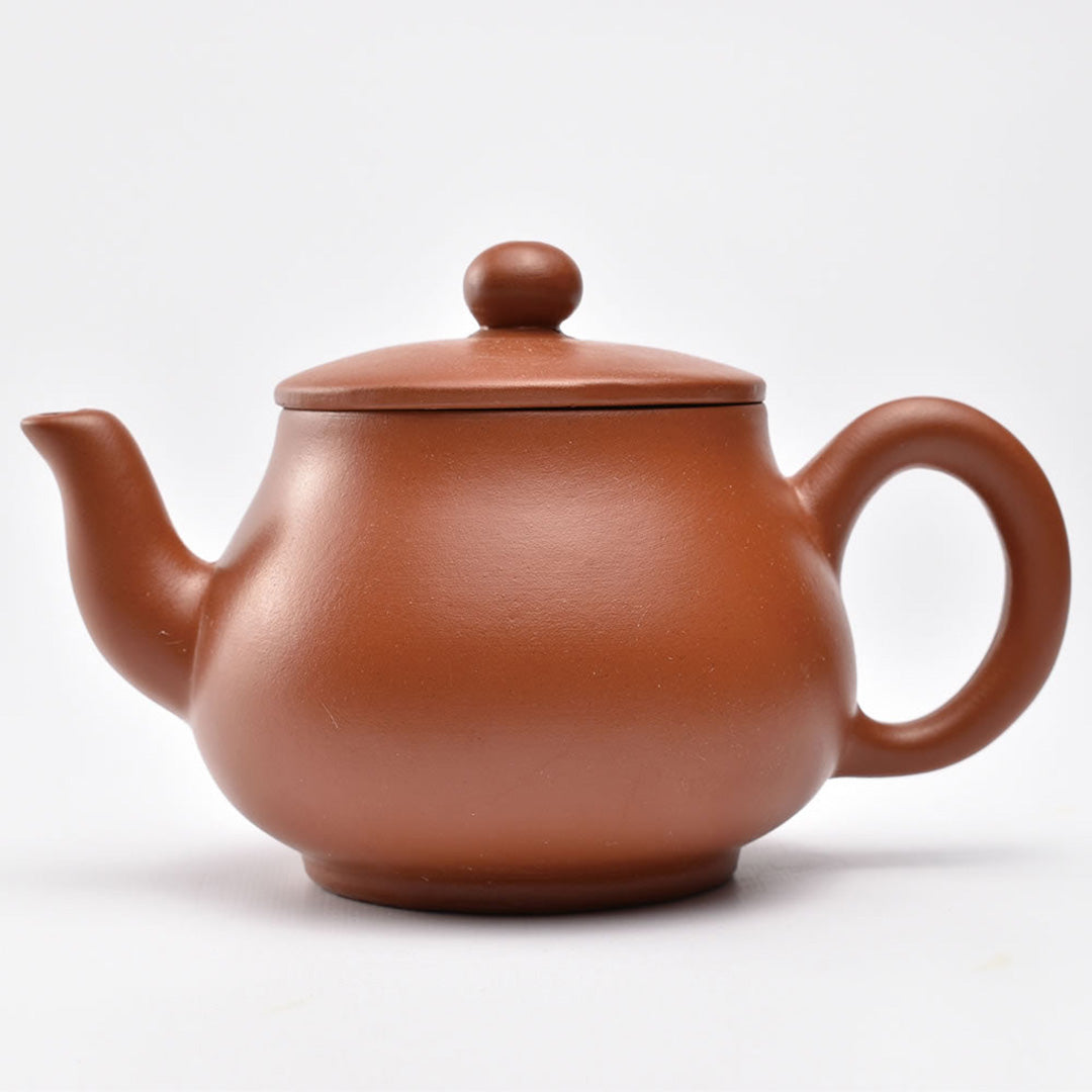 笑肚壺(赤茶)・紫砂風