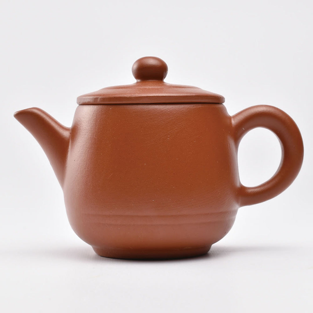 圓肚壺(赤茶)・紫砂風