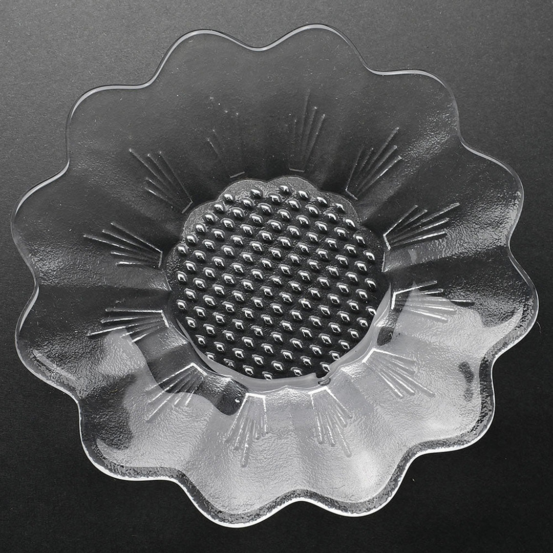 玻璃茶托(太陽花)