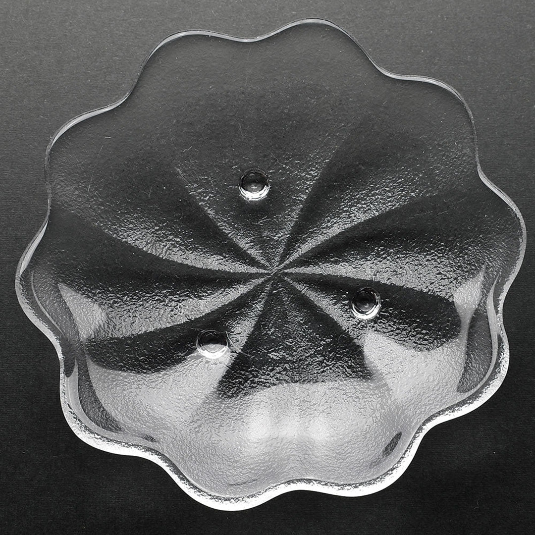 玻璃茶托(蓮葉)