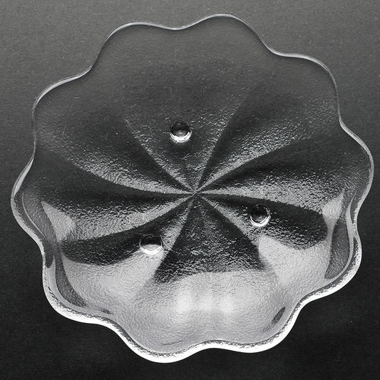 玻璃茶托(蓮葉)