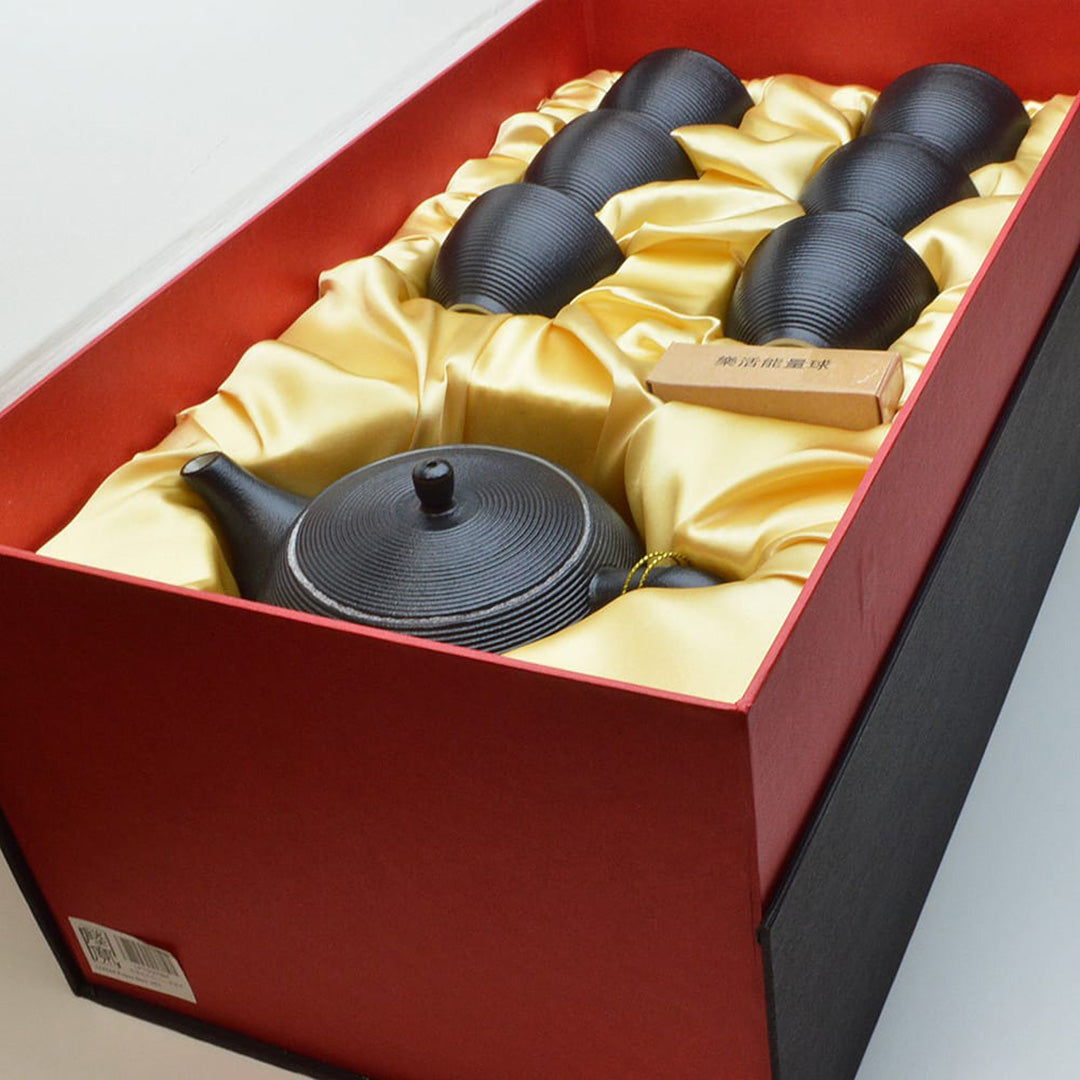 茶器揃　翠玉堂製品　銅製品　瑞煌　共箱付　六点セット　新品　木箱付 茶器揃 翠玉堂製品 銅製品 瑞煌 共箱付 六点セット 新品