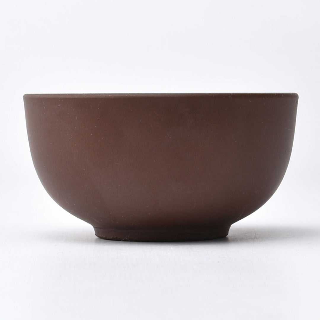 白釉品茗杯大・紫砂風