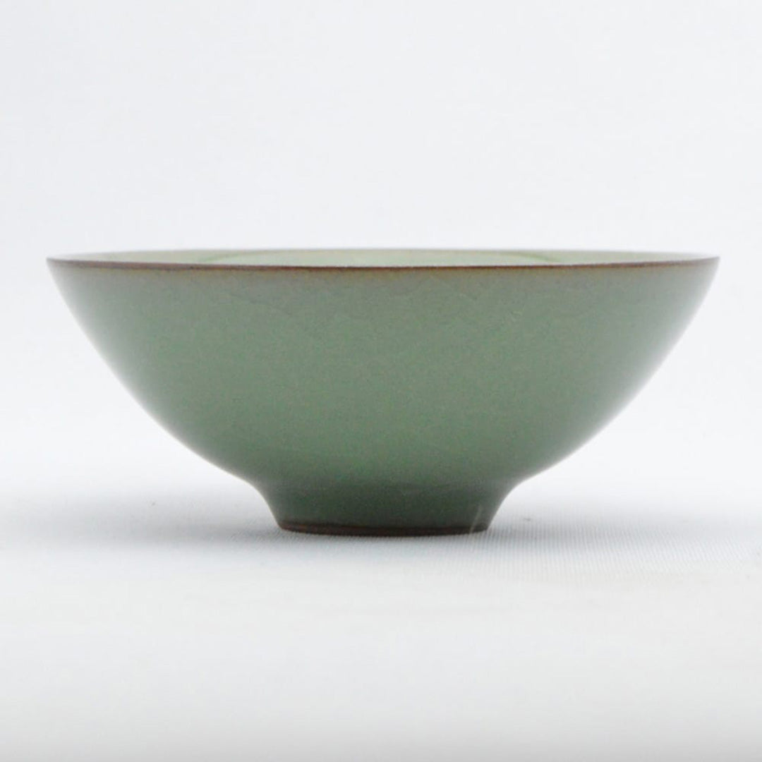 斗笠杯(哥窯梅子青)