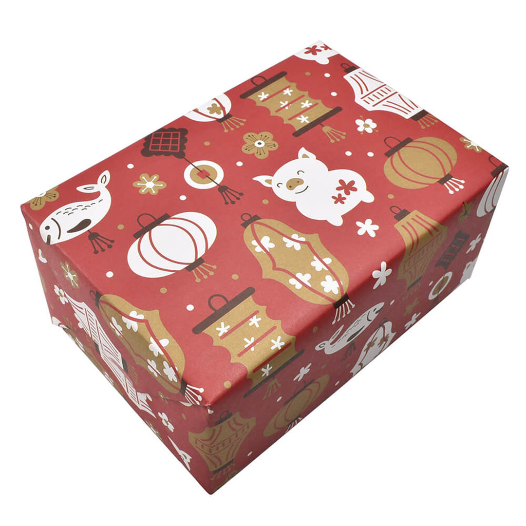 包装紙(紅提灯)