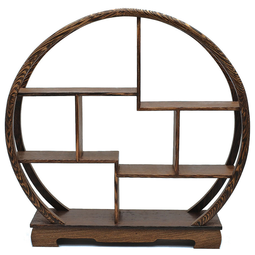 圓形博古架(鶏翅木・小)