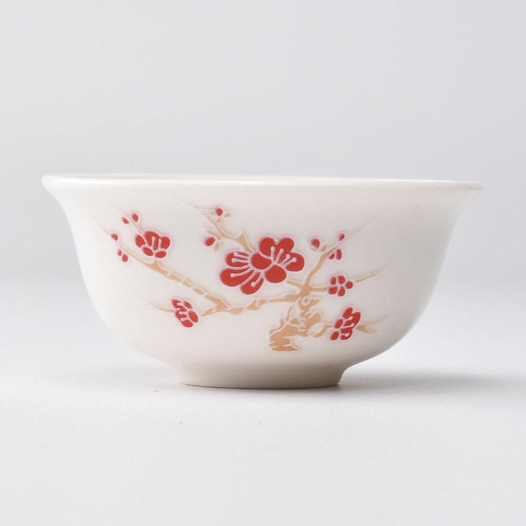 彩品茗杯(梅花)