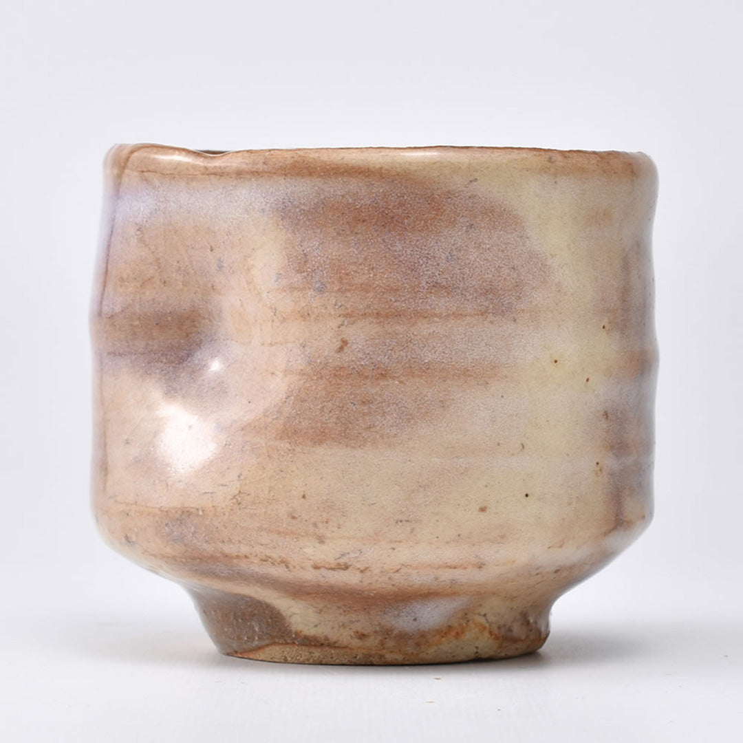 萩焼 番茶えくぼ湯呑 兼田佳炎 作