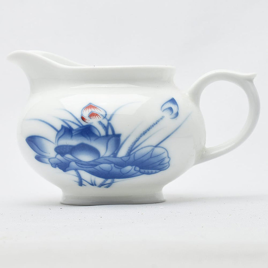 彩磁茶海(露珠蓮花)