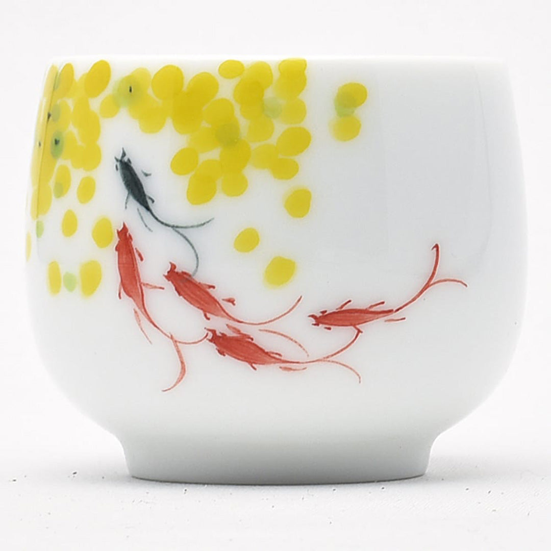 手絵鼓杯(黄葉)