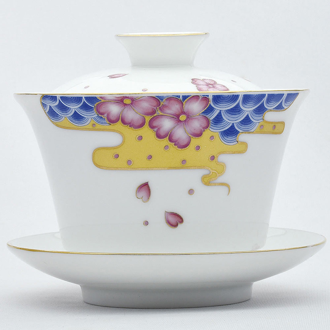 描金蓋碗（祥雲）｜中国茶器専門店の通販・天香茶行
