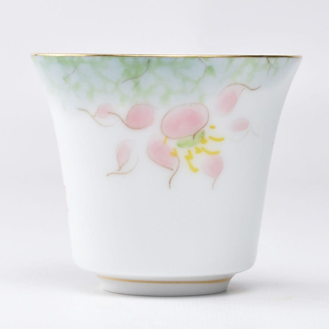 描金手絵杯(粉蓮)