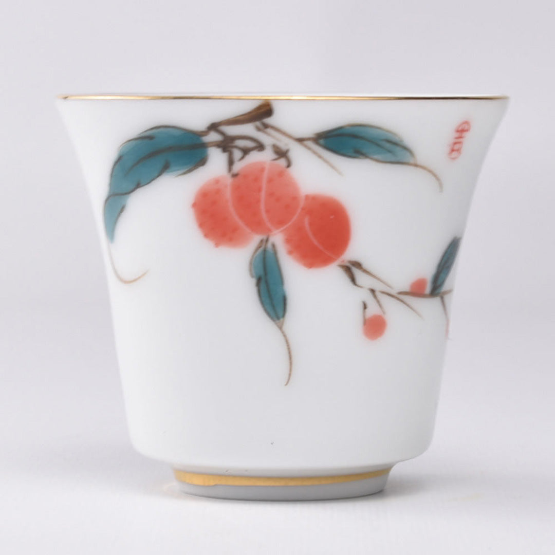 描金手絵杯(ライチ)