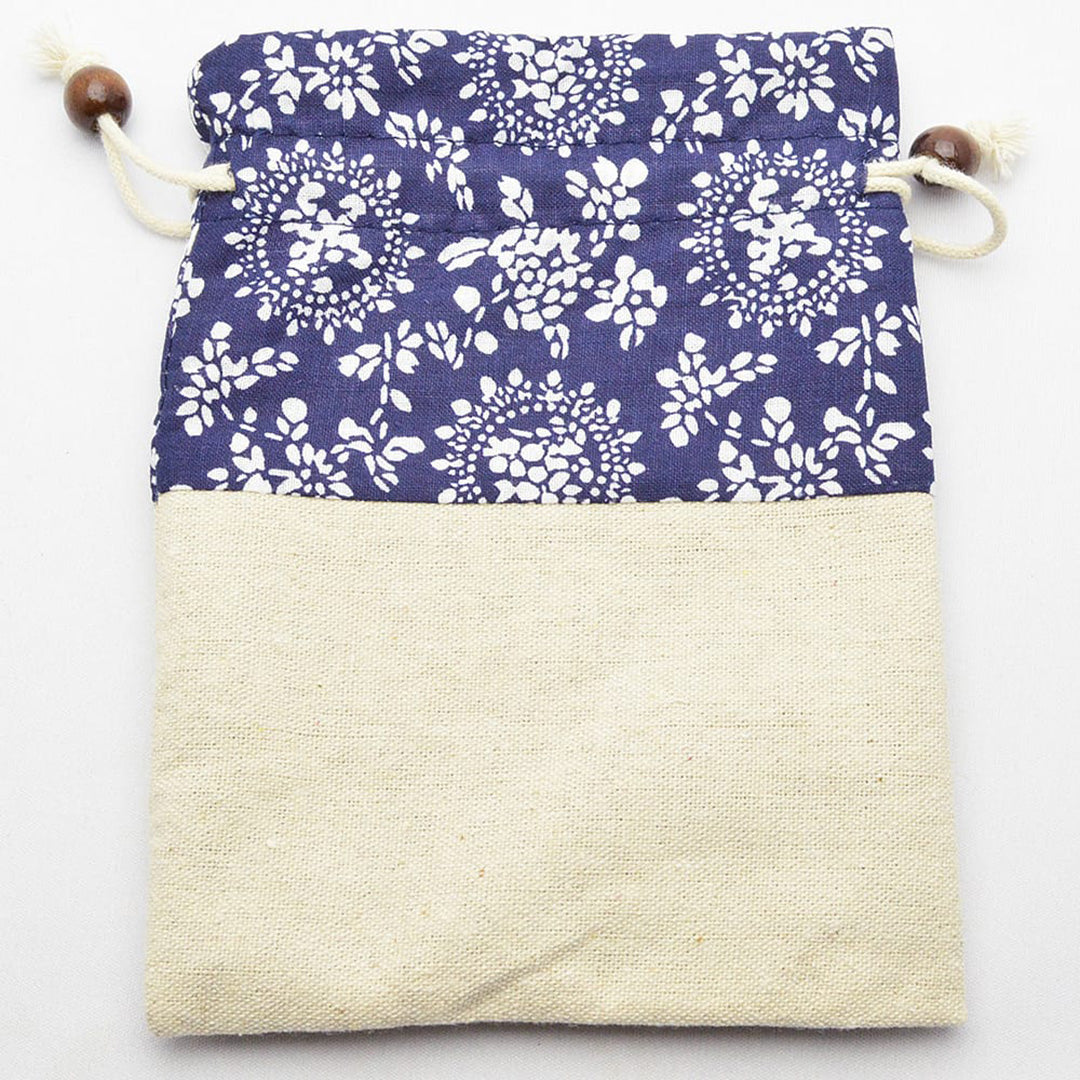 杯袋(半紺印花)