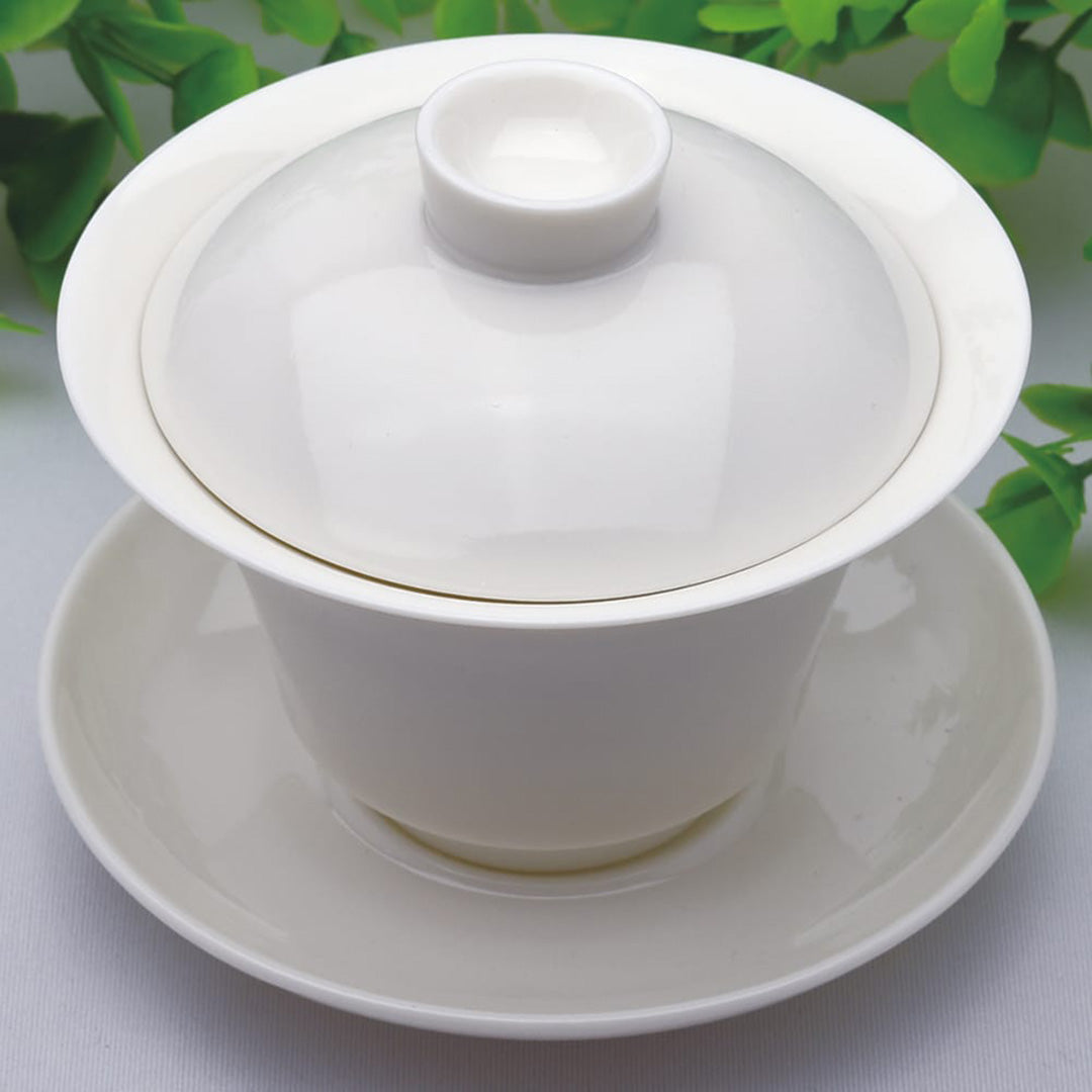 淡雅蓋碗（白磁）｜中国茶器専門店の通販・天香茶行