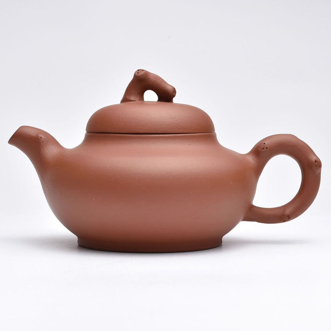 宜興紫砂壺 枝節(徐方梅・赤茶)