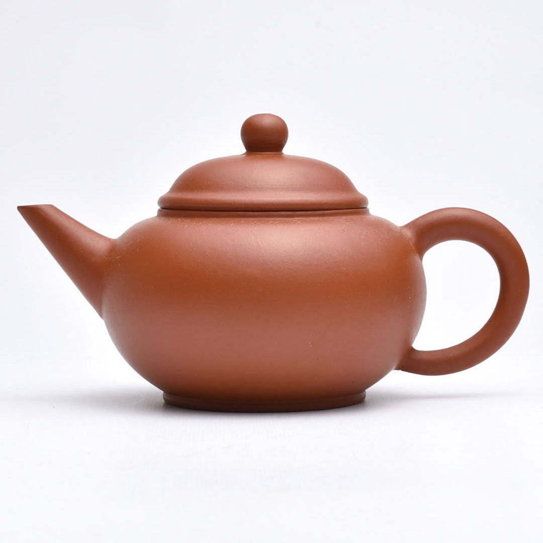 宜興紫砂壺 水平壺(陳文博・赤茶)