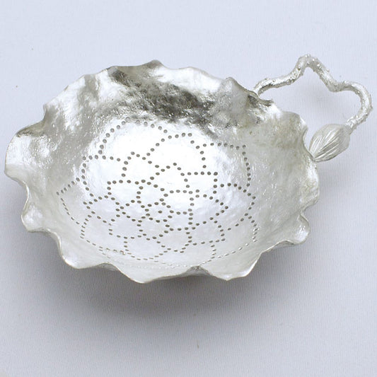 錫茶漉(荷花)