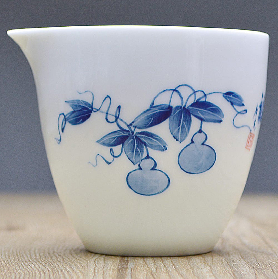 青花公道杯(瓢箪)