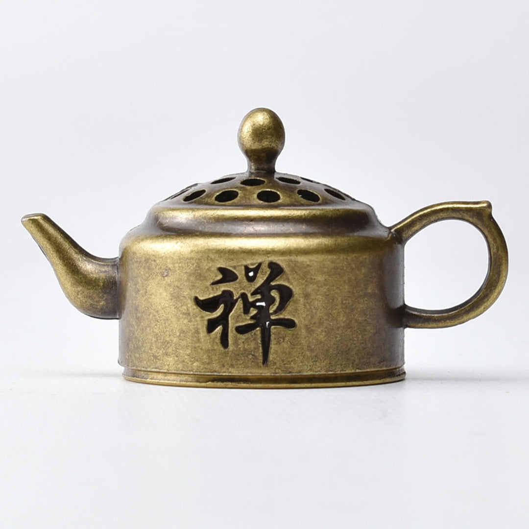 小さい急須型香炉｜禅字茶壺香炉｜中国茶道具の天香茶行