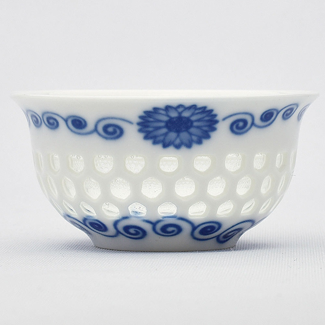 透彫蛍手｜玲瓏杯（太陽花）｜中国茶器専門店の通販・天香茶行