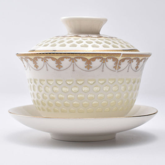 玲瓏蓋碗(牽牛花・大)