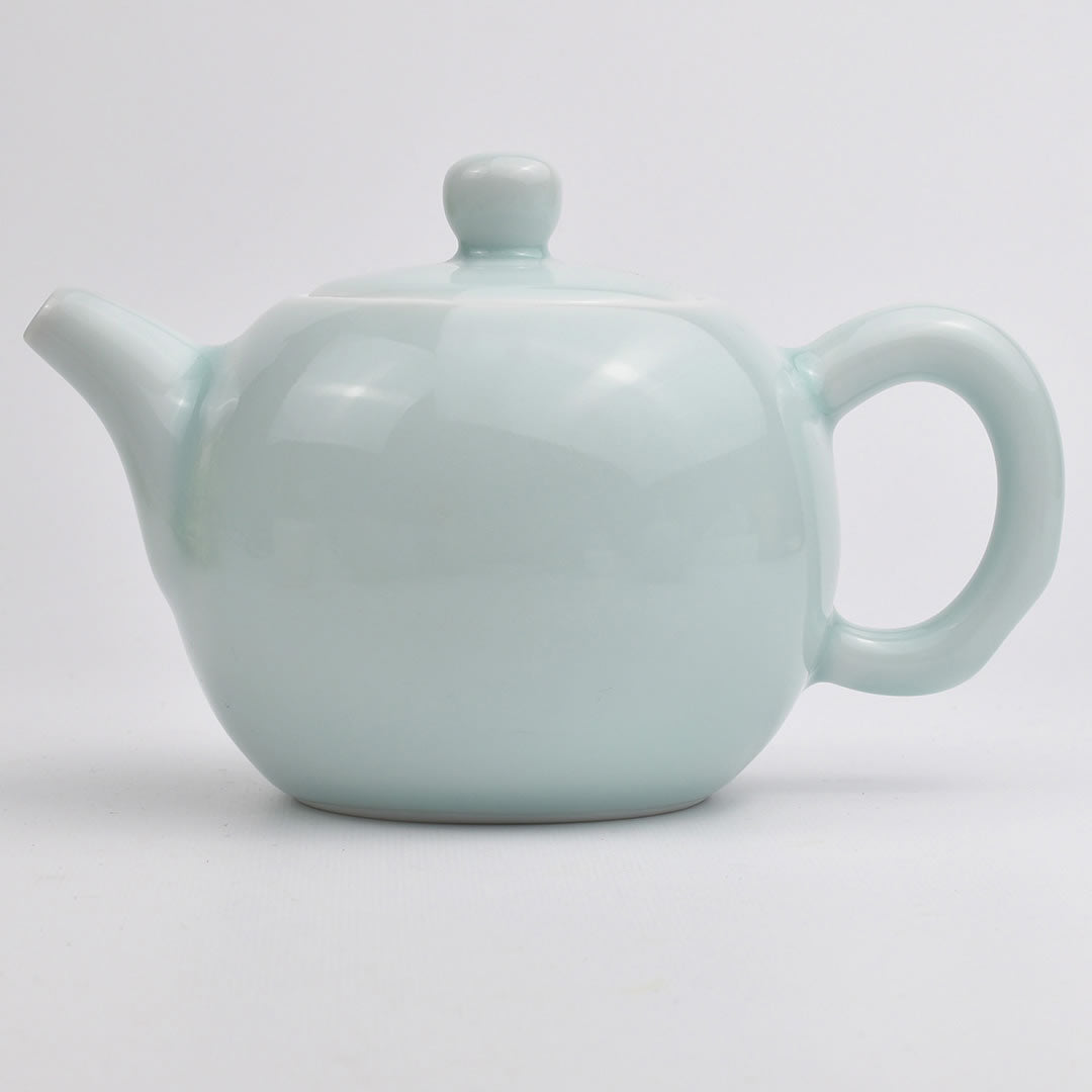 大圓茶壺(弟窯粉青)