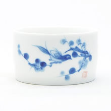 青花茶杯（喜上眉梢）｜中国茶と茶器の天香茶行