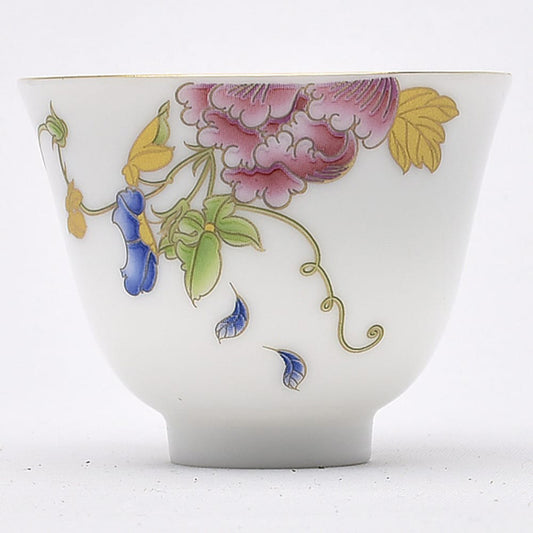 描金茶杯（牡丹）