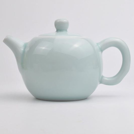 大圓茶壺（弟窯粉青）