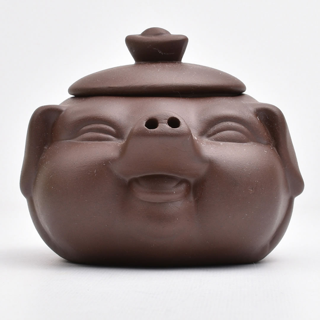 紫砂風　豚壺