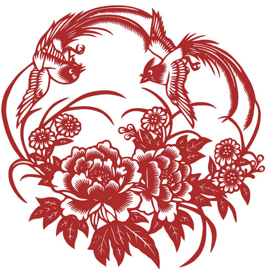 剪紙 富貴吉祥