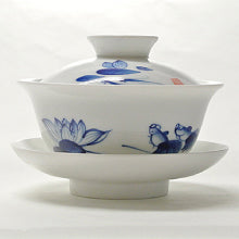 青花蓋碗（金魚）