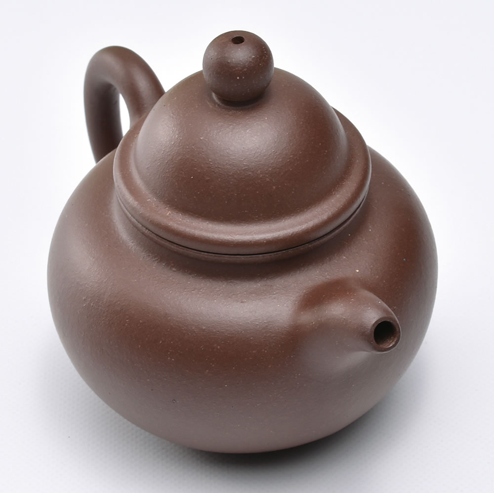宜興紫砂壺 中国茶器 原鉱甲子泥 小砂珠 ようりょう：130ccD - 陶芸
